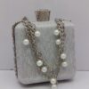 Gold Metallic Evening Clutch Bag - Image 4