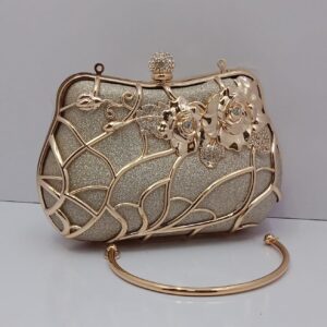Luxurious Gold Clutch Bag