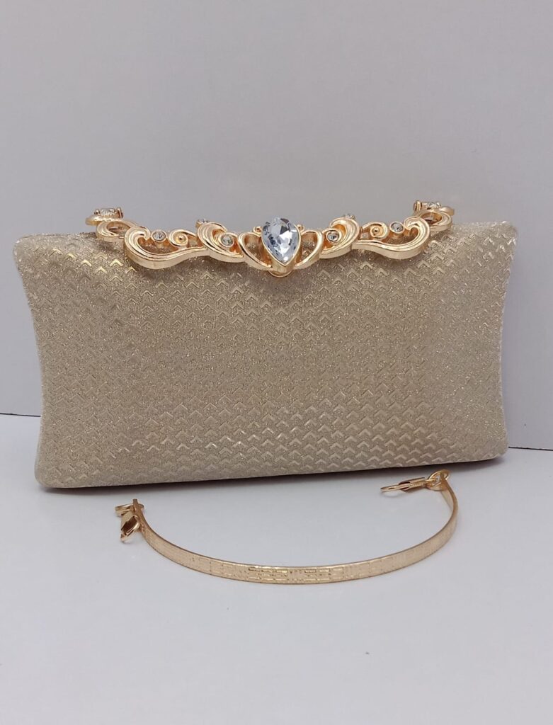 Gold Clutch Bag