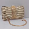 Gold Metallic Purse for Weddings & Formal Events - Image 4
