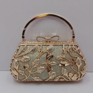 Gold Metallic Purse for Weddings & Formal Events