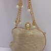 Gold Pearl Purse with Chain Strap - Image 4