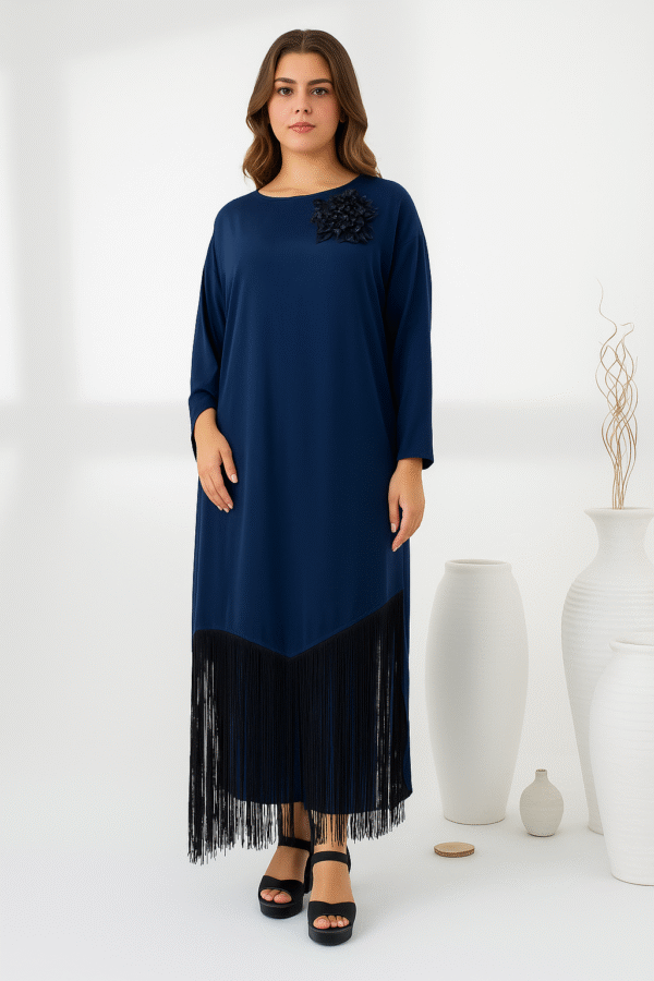 Tassel Grace Silk Dress – One Size Fits All