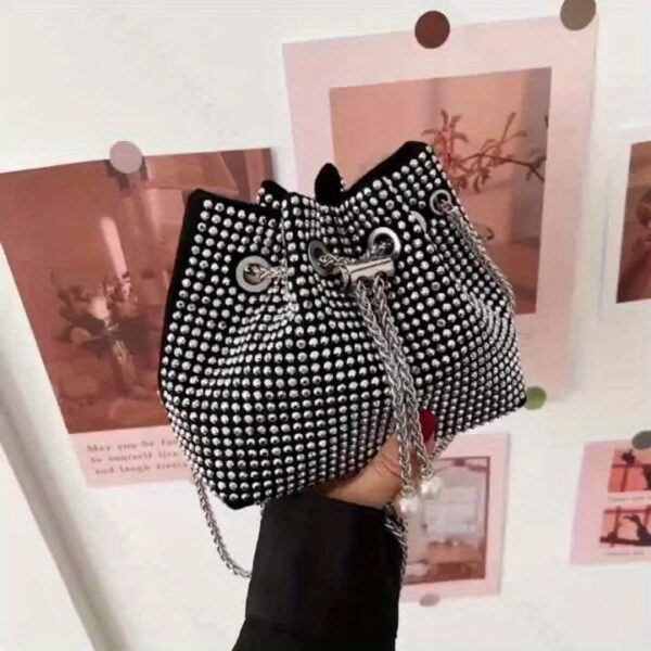 Mini Rhinestone Women's Bag - Image 10