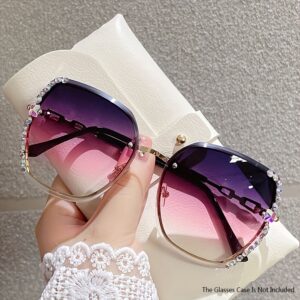 Women's Rimless Gradient Fashion Glasses