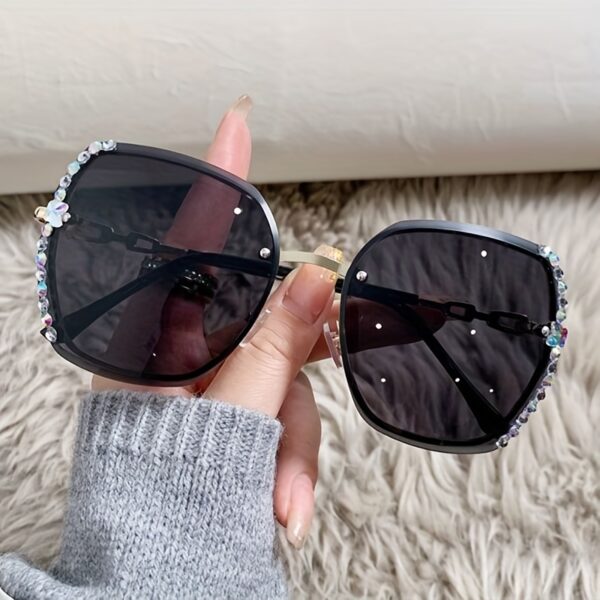 Women's Rimless Gradient Fashion Glasses - Image 14