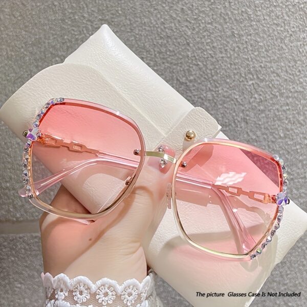 Women's Rimless Gradient Fashion Glasses - Image 15