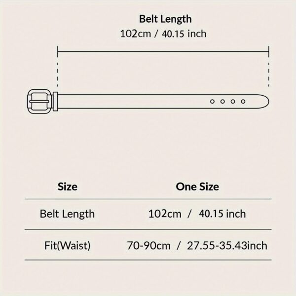 Women's Leather Belt - Image 4