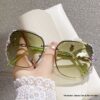 Women's Rimless Gradient Fashion Glasses - Image 7