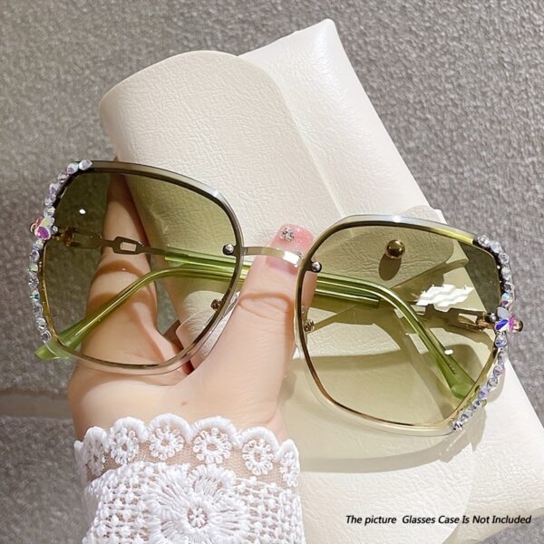 Women's Rimless Gradient Fashion Glasses - Image 7