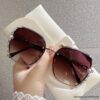Women's Rimless Gradient Fashion Glasses - Image 2