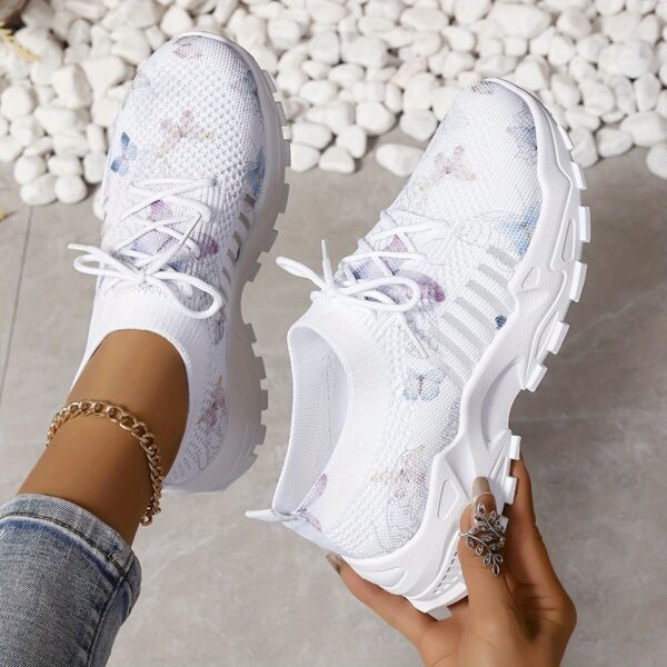 Women's Butterfly Pattern Sneakers - Image 5