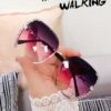 Women's Rimless Gradient Fashion Glasses - Image 8