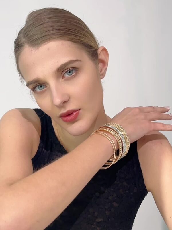 European and American trendy neutral style bracelet - Image 11