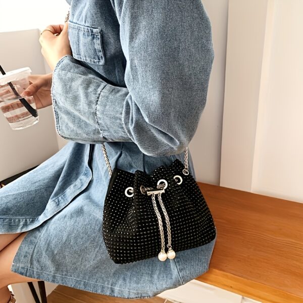 Mini Rhinestone Women's Bag - Image 9