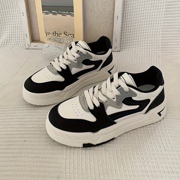 Women's Color Block Platform Sneakers - Image 6