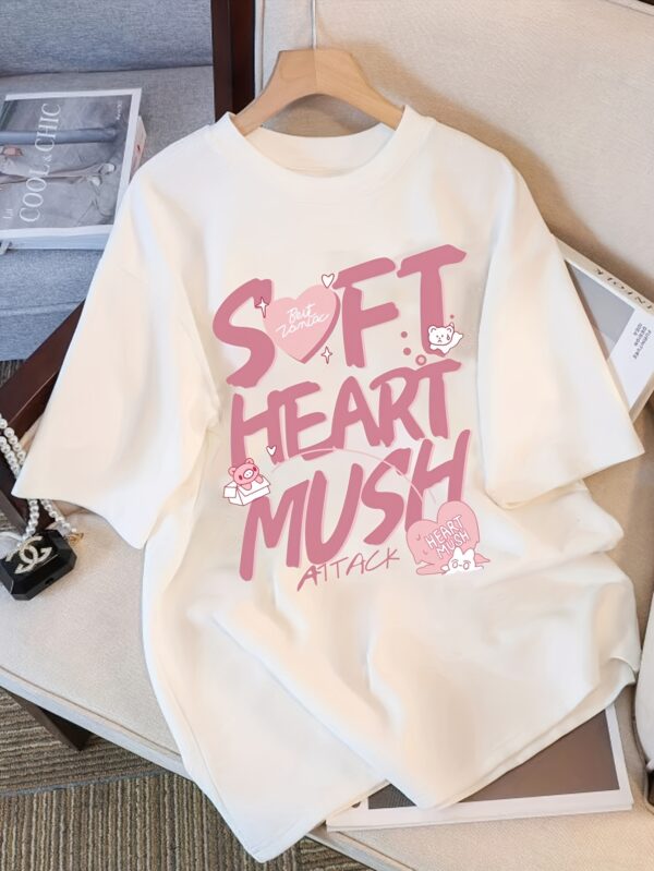 Women’s T-Shirt, Made of Polyester And Spandex Blend