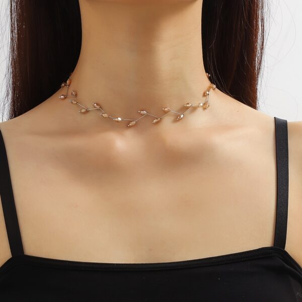 Black Beaded Wave Choker Necklace Sexy Style Vintage Collar Necklace Prom Party Jewelry - Image 11