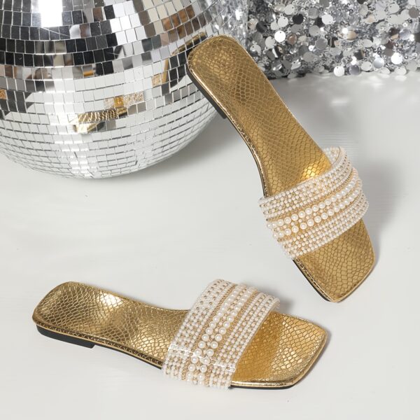 Elegant Women's Summer Flat Slide Sandals - Image 9
