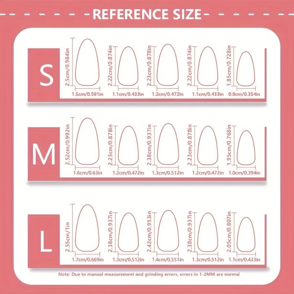 10pcs Set of Premium Summer Handmade Nail Art - Image 5