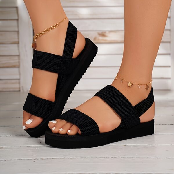 Women's Flat Slippers Summer Summer Elastic Band Flat Slippers - Image 8
