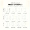 12pcs Black Star Press On Nails Medium Rhinestone Coffin Nails - Image 4