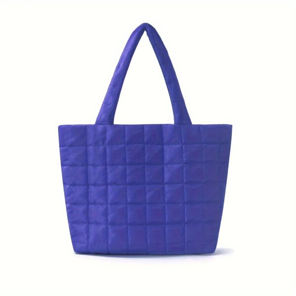 Women's Quilted Puffy Tote Bag - Image 15