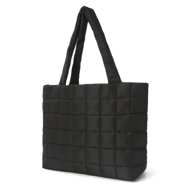 Women's Quilted Puffy Tote Bag - Image 9