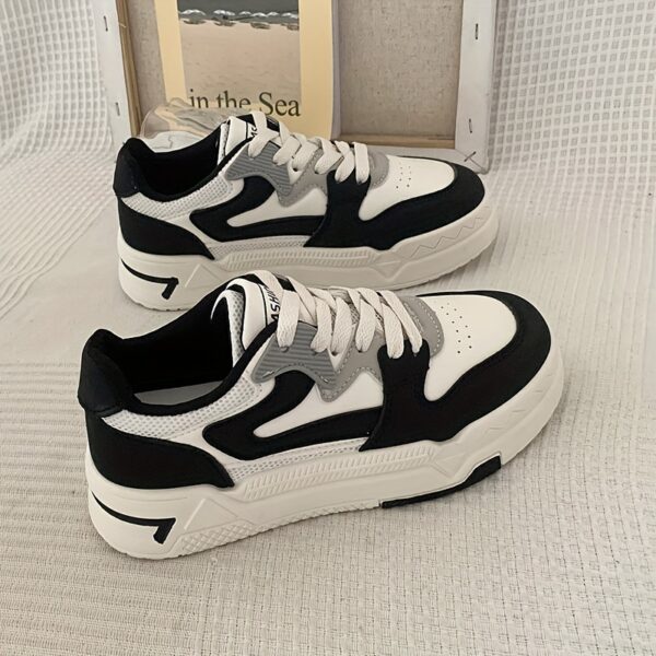 Women's Color Block Platform Sneakers - Image 7