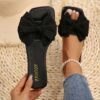 Women's Bowknot Decor Slide Sandals - Image 6