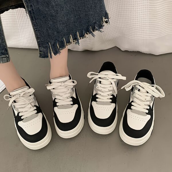 Women's Color Block Platform Sneakers - Image 11