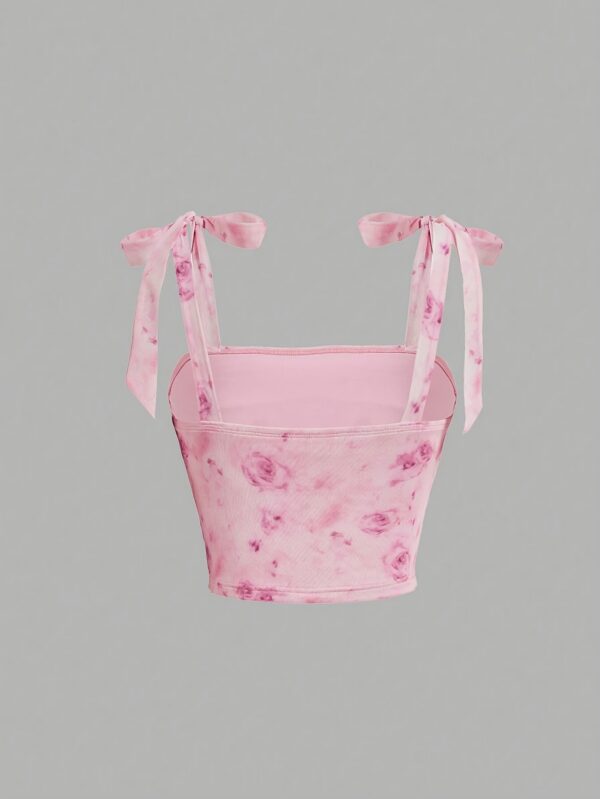 Summer outfits for women rose and other floral prints Top - Image 5