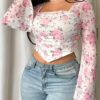Elegant Women's Long Sleeve Blouse - Image 5