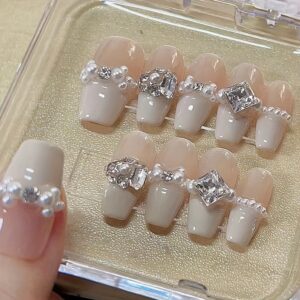 10-Piece Set Press On Ballet Nails