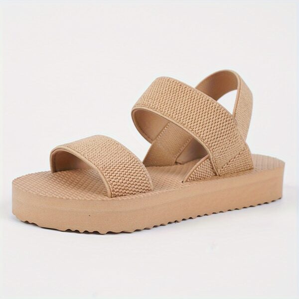Women's Flat Slippers Summer Summer Elastic Band Flat Slippers - Image 4