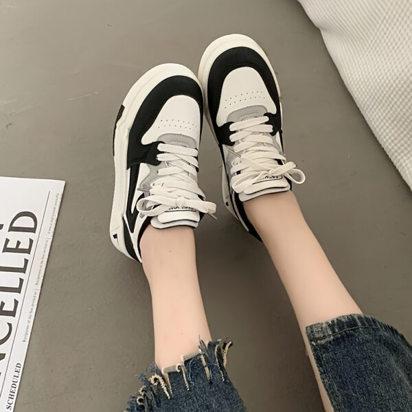 Women's Color Block Platform Sneakers - Image 10