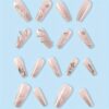 Sparkling Butterfly Long Nails 24pcs Ballet Nails - Image 3