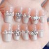 10-Piece Set Press On Ballet Nails - Image 5