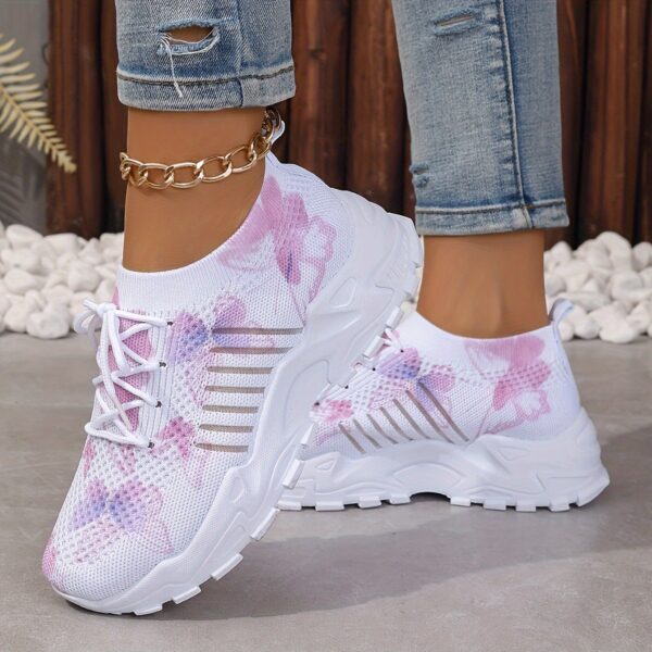 Women's Butterfly Pattern Sneakers - Image 10