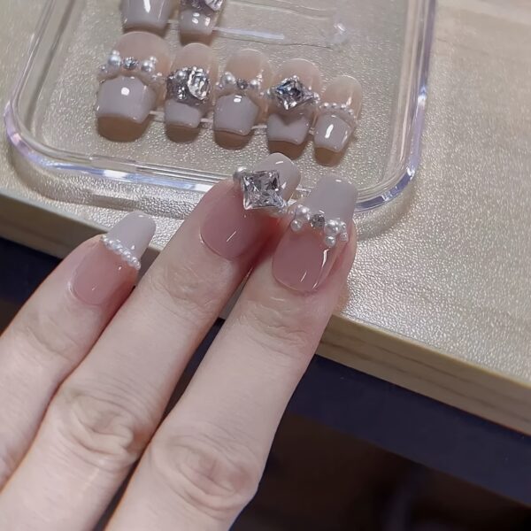 10-Piece Set Press On Ballet Nails - Image 2