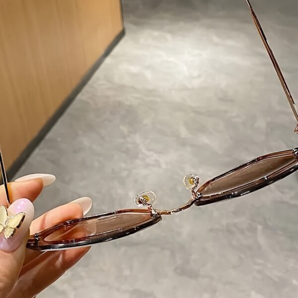 Fashionable Frameless Gradient Color Fashion Glasses - Image 7