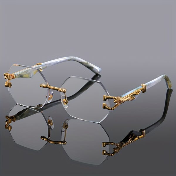 Geometric Leopard Print Sport Glasses For Women - Image 12