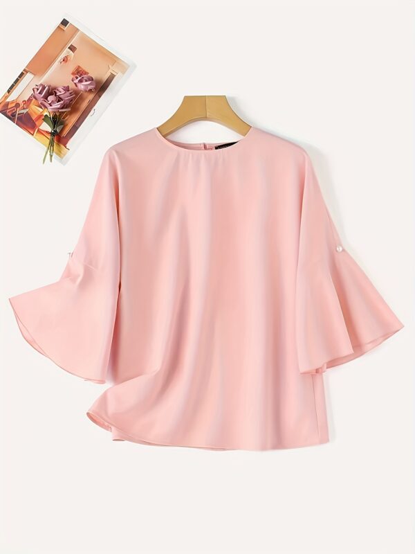 Floral Lace Sleeve Top for Women - Image 3