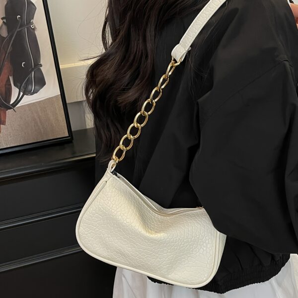 Women's Fashion Houndstooth & Leopard Print Crossbody Bag - Image 9