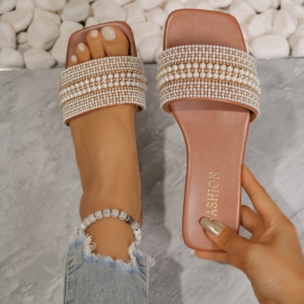 Elegant Women's Summer Flat Slide Sandals - Image 7