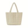 Women's Quilted Puffy Tote Bag - Image 13