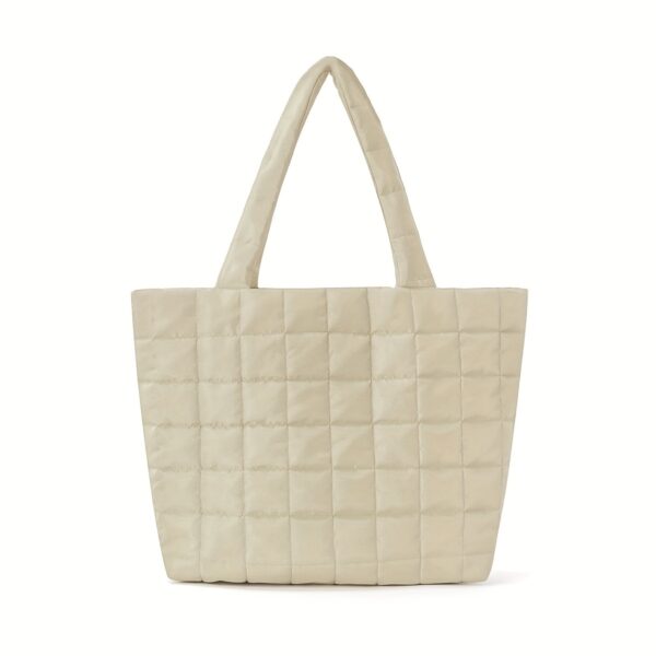 Women's Quilted Puffy Tote Bag - Image 13