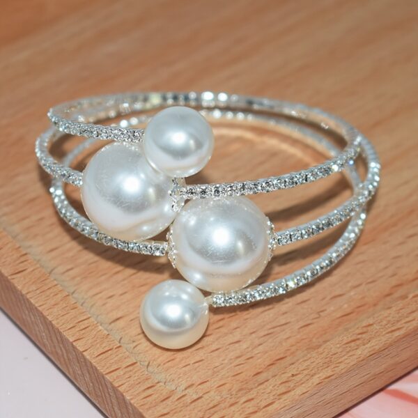 1 pc Bohemian Imitation Pearl Bracelet with Accents - Image 2