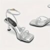 Elegant Sparkling Crystal Heels - Image 3