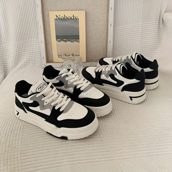 Women's Color Block Platform Sneakers - Image 3